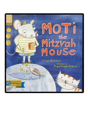 BUNDLE & SAVE 🐭 PJ Library, Moti the Mitzvah Mouse Picture Book by Vivian Newman